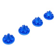 GPM TRAXXAS 1/8 X Maxx Aluminium 22mm Wheel Cone Locker RC輪胎配件 RC2622, 藍色, 4件