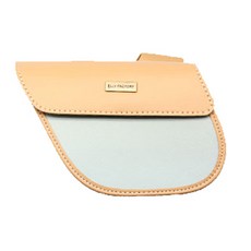 Samchuly Elly Factory 雙框手工自行車包, 水藍色+米色, 1個