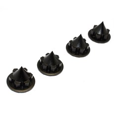 GPM TRAXXAS 1/8 X Maxx Aluminium 22mm Wheel Cone Locker RC輪胎配件 RC2621, 黑色的, 4件