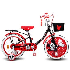 삼천리 미키키즈 어린이용자전거 18 MICKEY KIDS 미조립박스배송, 블랙, 1개