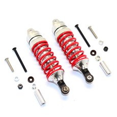 GPM鋁製前後可調式1PR RC避震器組 RC2605, 銀, 1套