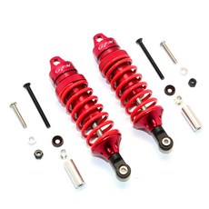 GPM鋁製前後可調式1PR RC避震器組 RC2604, 紅色的, 1套