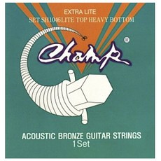 Champ 電吉他弦 1046 4p 塑料包裝, 單品, 單色