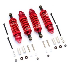 GPM鋁製前後可調式2PR RC避震器組 RC2607, 紅色的, 1套