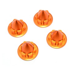 GPM TRAXXAS 1/8 X Maxx Aluminium 22mm Wheel Cone Locker RC輪胎配件 RC2623, 橘子, 4件