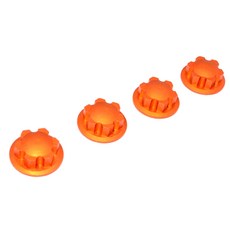 GPM鋁合金輪胎鎖 RC輪胎配件 RC2619, 橘子, 4件