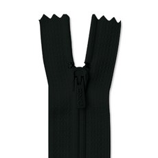 褲子拉鍊 220mm, 黑色, 20個