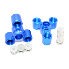 GPM ARRMA NERO 6S BLX鋁製後懸臂桿懸掛系統零件 8入組, 藍色, 1套