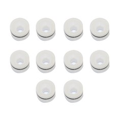 GPM ALUMINUM + DELRIN COLLARS FOR MAN021 RC카 바디부품, 실버, 10개입