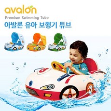 avalon 賽車造型浮力泳圈, 紅色, 1個