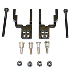 GPM ALLOY REAR DAMPER MOUNT WITH MULTIPLE HOLE 서스펜션계통부품 12p세트, BK, 1세트