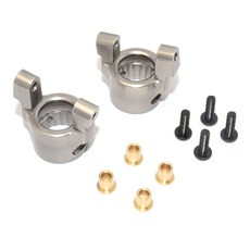 GPM合金前C-HUB RC車輪軸, GS（灰銀）, 1套