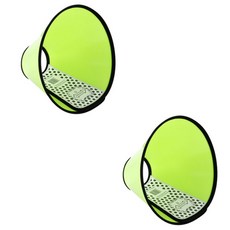 AnTs 강아지 & 고양이 컬러 넥가드링 6호 목둘레 22~28cm 그린, 65g, 2개