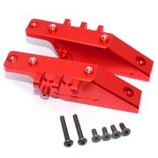 GPM ALLOY FRONT+REAR GEAR BOX MOUNT RC기어박스 2p, R(레드), 1세트