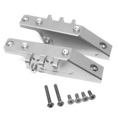 GPM ALLOY FRONT+REAR GEAR BOX MOUNT RC기어박스 2p, S(실버), 1세트