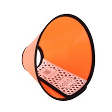 AnTs 강아지 & 고양이 컬러 넥가드링 1호 목둘레 56~63cm 오렌지, 30g, 1개
