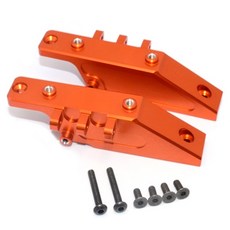 GPM ALLOY FRONT+REAR GEAR BOX MOUNT RC기어박스 2p, OR(오렌지), 1세트