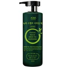 아오미 녹차 스캘프 너리싱 팩 컨디셔너, 1개, 500ml