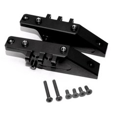 GPM ALLOY FRONT+REAR GEAR BOX MOUNT RC기어박스 2p, BK(블랙), 1세트