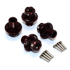 GPM ARRMA NERO 6S BLX Monster Truck Aluminum Hex Adapters 4p 세트, BR, 1세트