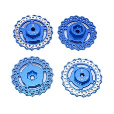 GPM 鋁製前後輪六角帶剎車盤 RC 剎車 4p 套組, 藍色, 1套