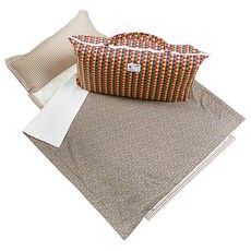 코니아일랜드 사과라벨 극세사 어린이집 낮잠이불세트 미니알파벳 구름베개솜 포함, 혼합 색상