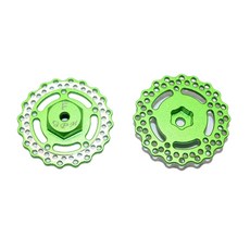 GPM 鋁製前輪六角帶剎車盤 RC 剎車 2p 套組, 綠色, 1套