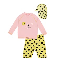 쁘리엘르 남아용 뜨루 수영복 3p 세트