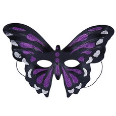 Partybok.com 蝴蝶面具 3 ROMK49303, 紫色+黑色