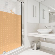 設計樹叢 北歐風格淋浴窗貼 SW480, 混合顏色