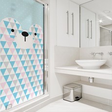 設計樹叢 北歐風格淋浴窗貼 SW517, 混色