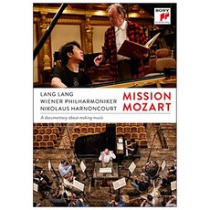 블루레이 미션 모차르트 (A documentary about making music) - 랑 랑/니콜라우스 아르농쿠르/빈 필하모닉 오케스트라 EU수입반, 1CD