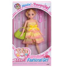 토이앙상블 렐리아 패션 걸 인형, 옐로우, 1개