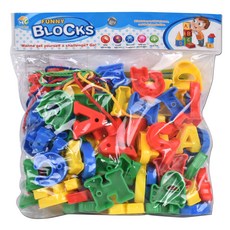 토이앙상블 알파벳 실꿰기 놀이 HC068, 1세트