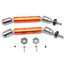 GPM STAINLESS+ALUMINUM FRONT CVD DRIVE SHAFT+ STEEL WHEEL HEX 10p 세트, OR, 1세트