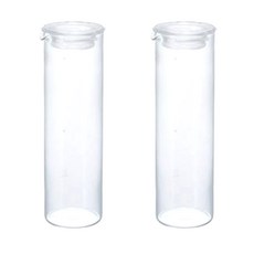 HARIO 直型玻璃水瓶 SGJ-10-T 2p, 透明, 1L