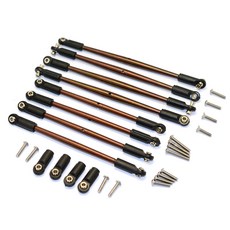 GPM SPRING STEEL反向螺紋方向盤轉向桿 8入組 1/10 E-REVO SUMMIT REVO E-REVO3.3 1/10電動和硝基, 超頻, 1套