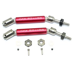 GPM STAINLESS+ALUMINUM REAR CVD DRIVE SHAFT + STEEL WHEEL HEX 10p 세트, R, 1세트