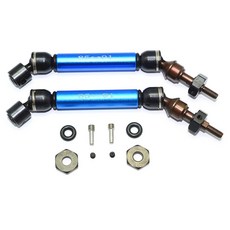 GPM ALUMINIUM FRONT CVD DRIVE SHAFT + WHEEL HEX 12 x 6 mm 1PR 세트, B, 1세트