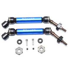 GPM ALUMINIUM REAR CVD DRIVE SHAFT + WHEEL HEX 12 x 6 mm 1PR 세트, B, 1세트