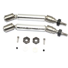 GPM STAINLESS+ALUMINUM FRONT CVD DRIVE SHAFT+ STEEL WHEEL HEX 10p 세트, S, 1세트