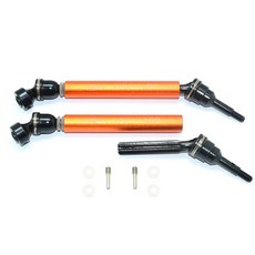 GPM STEEL + ALUMINIUM F/R UNIVERSAL SWING SHAFT WITH WASHERS & WHEEL HUBS 1PR SET 1/8 REVO SUMMIT, OR, 1세트