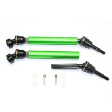PM STEEL + ALUMINIUM F/R UNIVERSAL SWING SHAFT WITH WASHERS & WHEEL HUBS 1PR SET 1/8 REVO SUMMIT, G, 1세트
