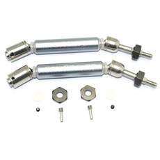 GPM STAINLESS+ALUMINUM REAR CVD DRIVE SHAFT + STEEL WHEEL HEX 10p 세트, GS, 1세트