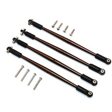 GPM SPRING STEEL FRONT STEERING AND REAR SUPPORTING LINKS 4入組 1/10 E-REVO SUMMIT REVO E-REVO 3.3 1/10電動和硝, 超頻, 1套