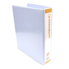 알파 투명 O링 바인더 A4 3공 5cm, 혼합 색상, 1개
