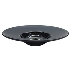 KITCHENCHOIS 經典義大利麵盤 L號, 黑色的, 1個