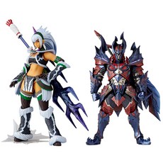 Union Creative Vulcanlog 019 MonHunRevo Hunter 男性劍客女檢察官 2種公仔, 1套