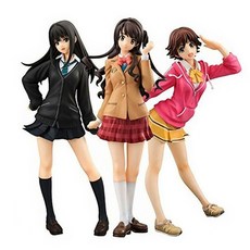 Mega House限定商品世界制服作戰澀谷林本田美央西馬村雨3種公仔, 1套