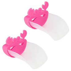 MONACO OLIVE 螃蟹造型延伸水龍頭 粉色, 2入, 天空藍色